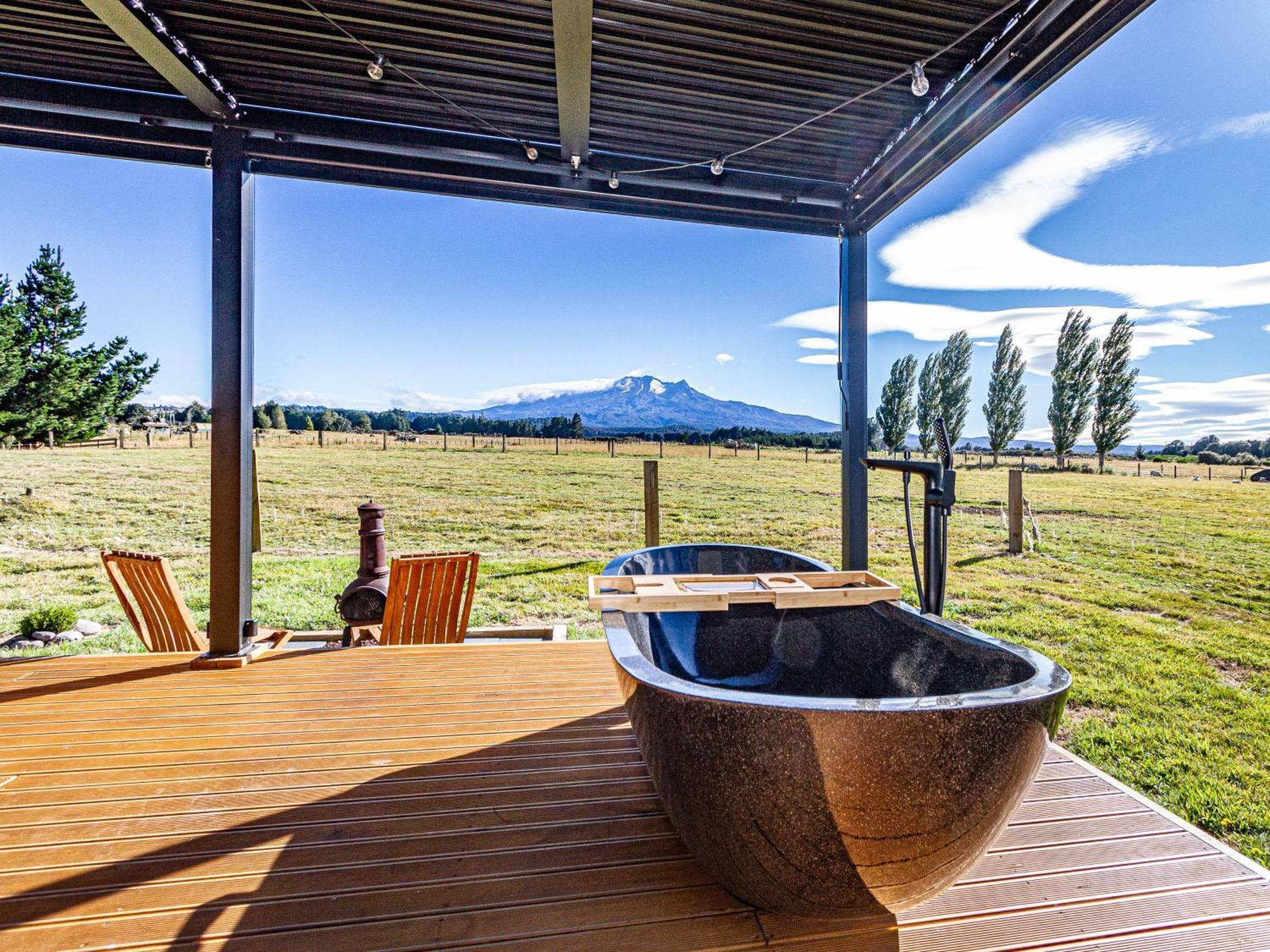 Mangateitei Views - Rangataua Tiny Home Ohakune Zewnętrze zdjęcie