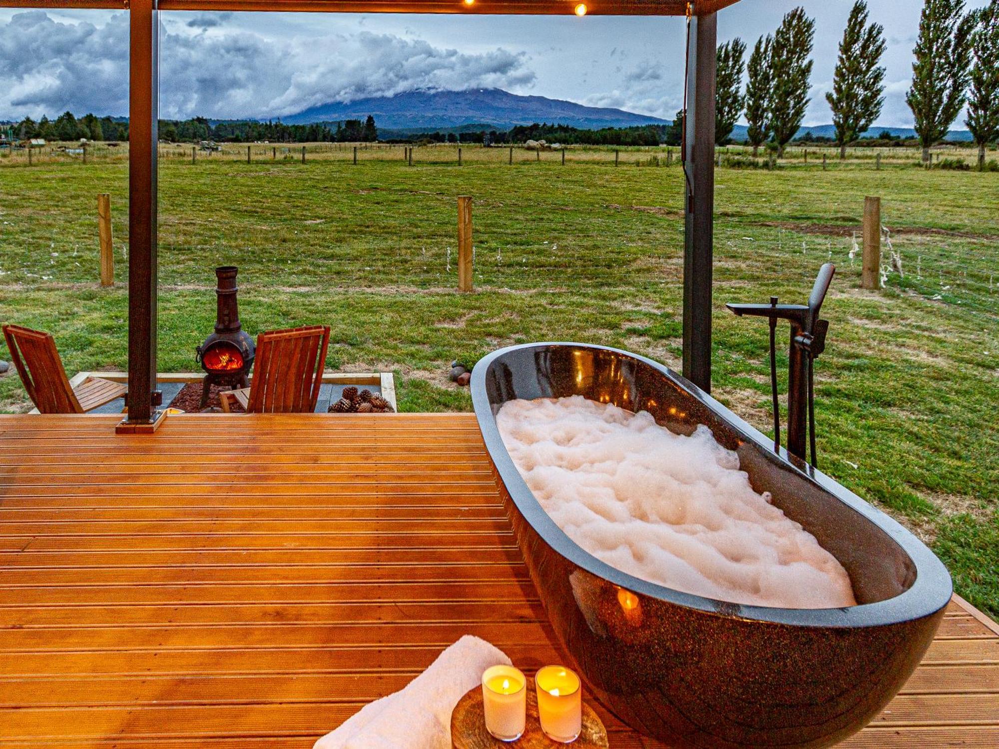 Mangateitei Views - Rangataua Tiny Home Ohakune Zewnętrze zdjęcie
