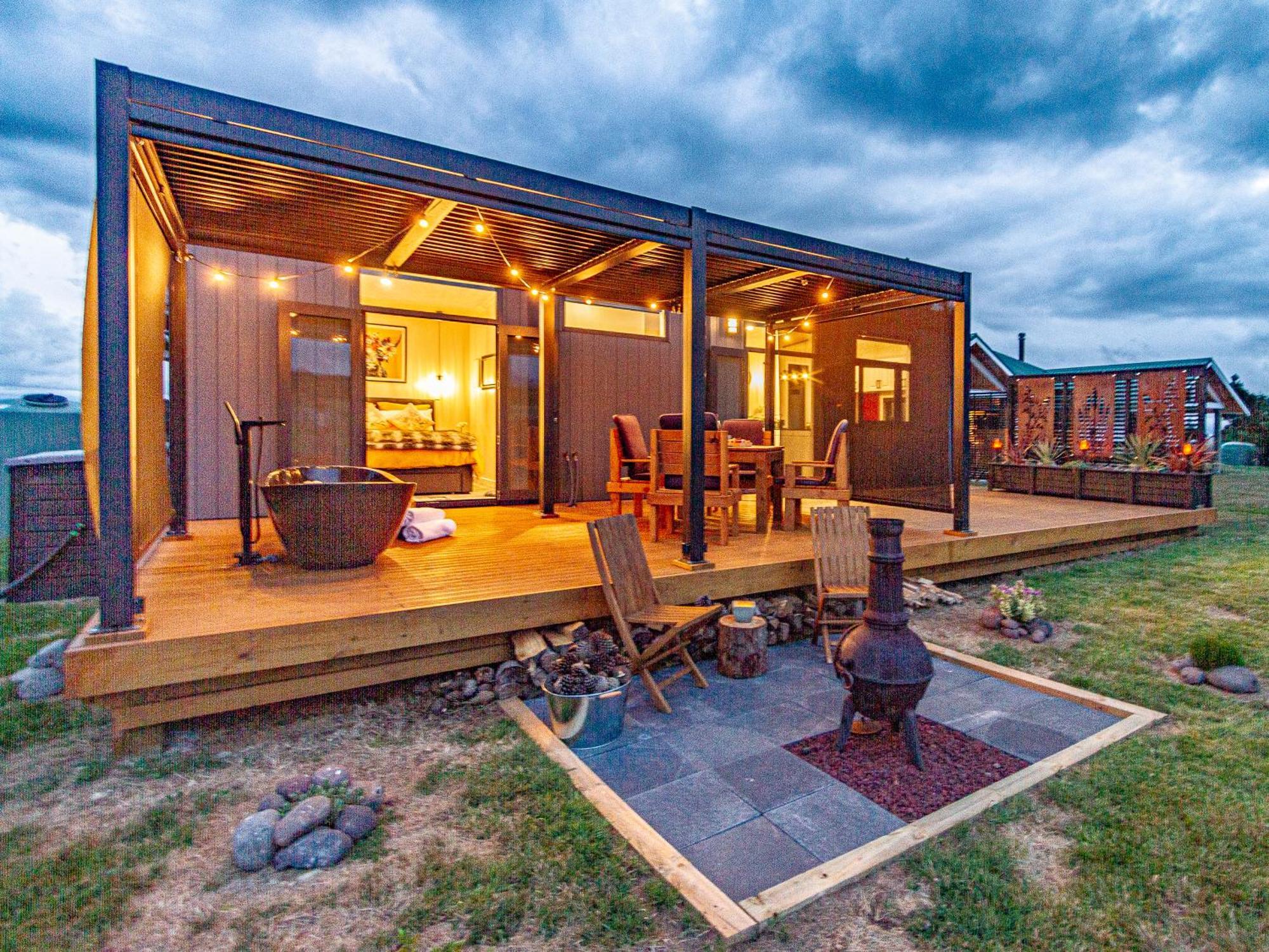 Mangateitei Views - Rangataua Tiny Home Ohakune Zewnętrze zdjęcie