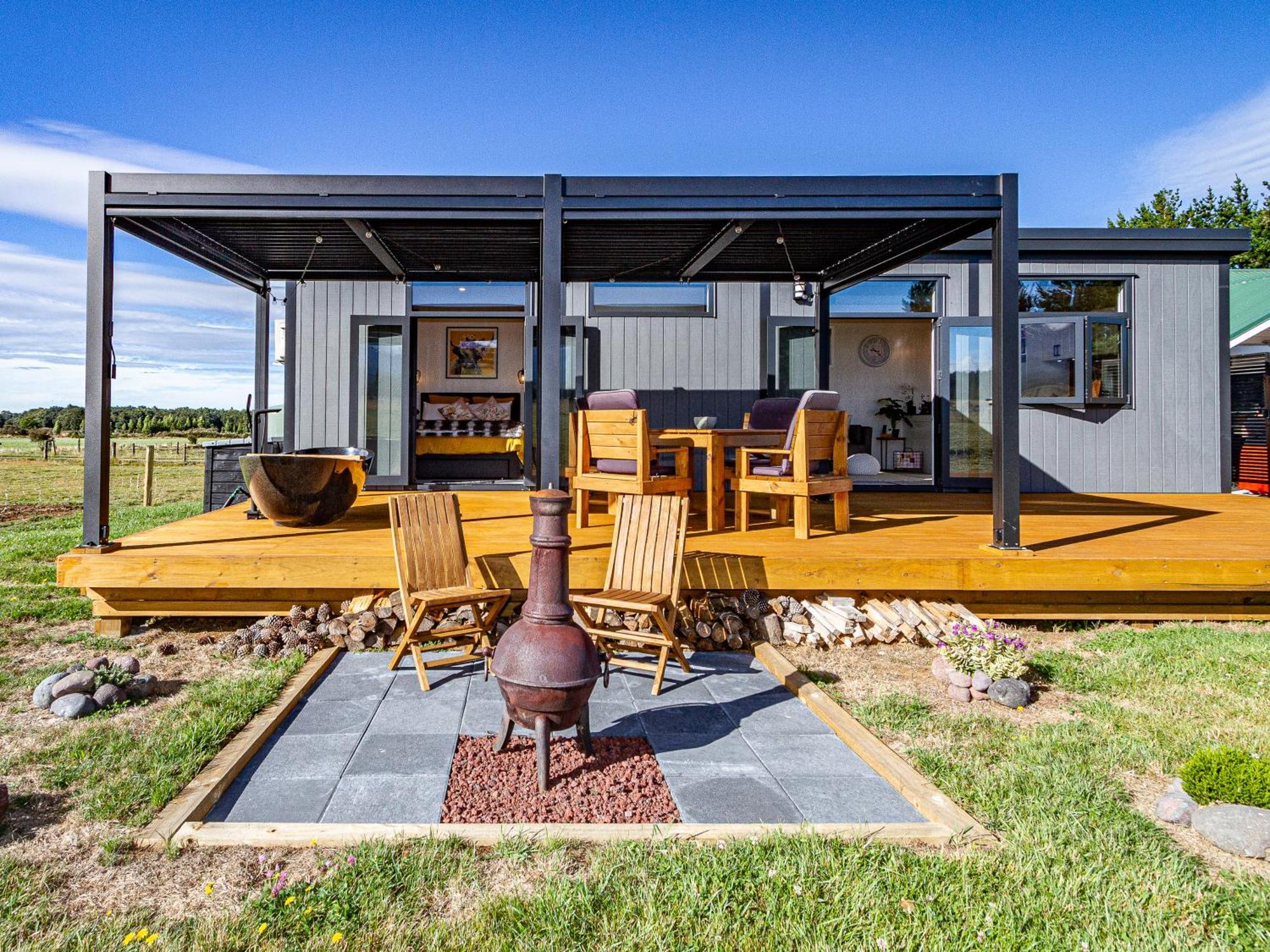 Mangateitei Views - Rangataua Tiny Home Ohakune Zewnętrze zdjęcie