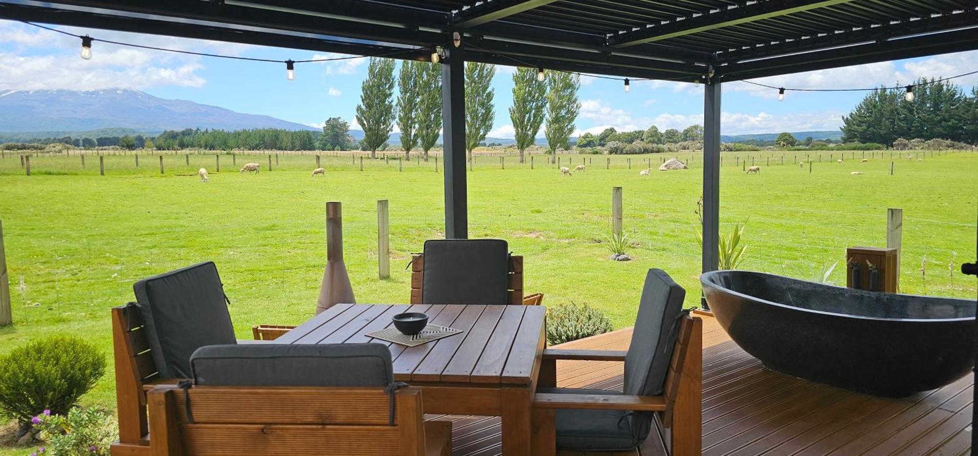 Mangateitei Views - Rangataua Tiny Home Ohakune Zewnętrze zdjęcie