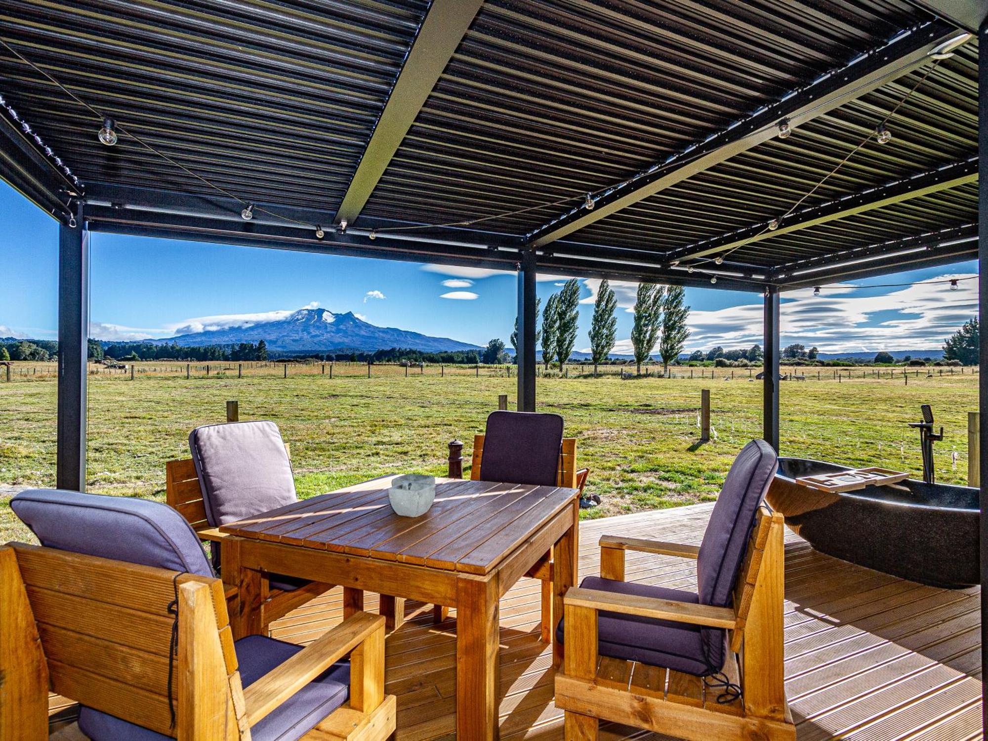 Mangateitei Views - Rangataua Tiny Home Ohakune Zewnętrze zdjęcie