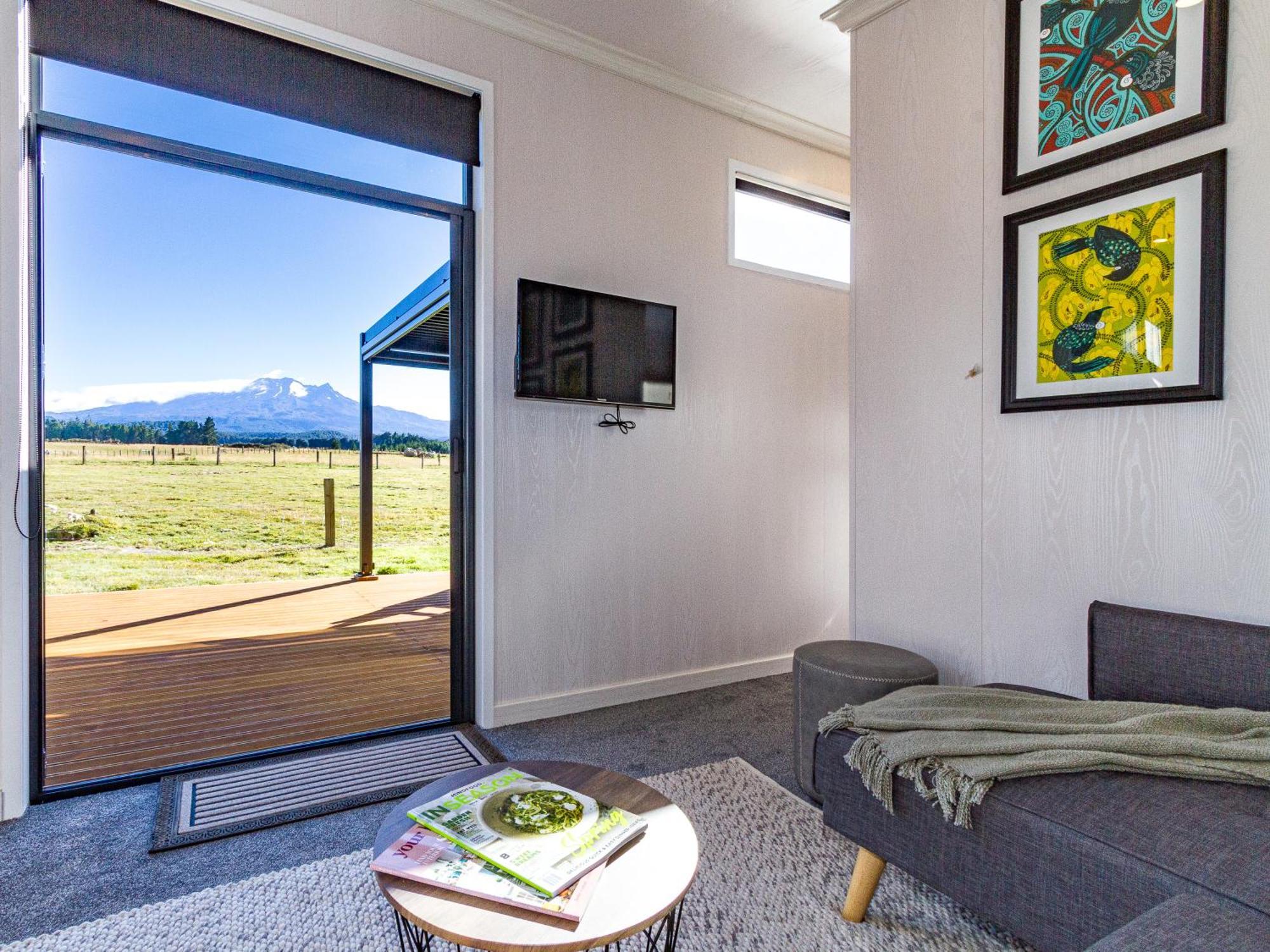 Mangateitei Views - Rangataua Tiny Home Ohakune Zewnętrze zdjęcie